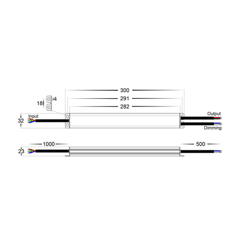 60W Triac + 0-1/10v Dimmable LED Driver - HV9661-12V60W (HV9661-12V60W)