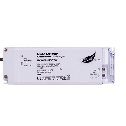 60w Indoor IP20 Constant Voltage LED Driver - HV9667-12V60W