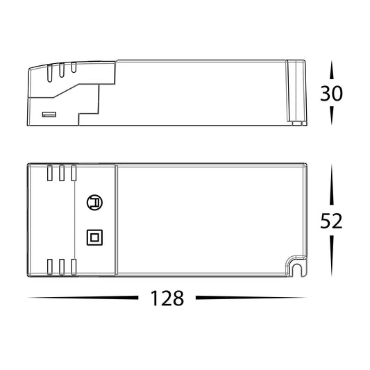 HV9668-12V25W | HV9668-24V25W- 25w Triac Dimmable Indoor LED Driver - HV9668-12V25W