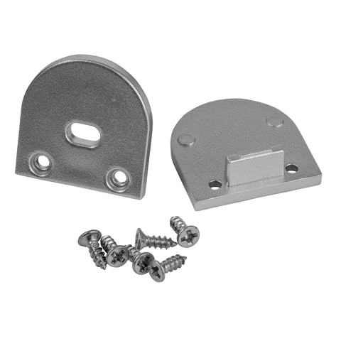Silver Aluminium Profile with Rounded Diffuser - HV9690-2119