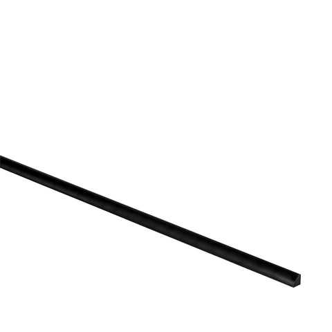 Black Standard Diffuser to Suit Aluminum Profile - HV9691-1616-BLKSD