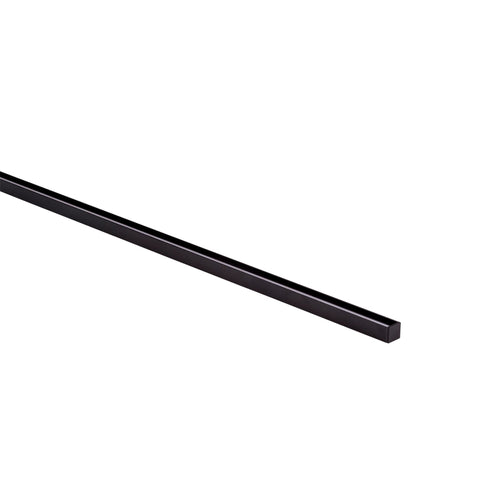 Shallow Square Aluminium Profile - HV9693-1615-BLK- EC