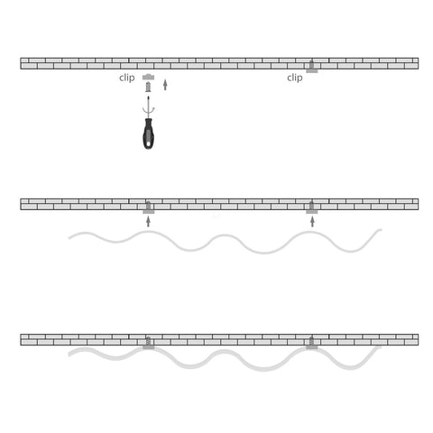 Shallow Square Bendable Aluminium Profile - 3 Meter HV9693-1806-3M