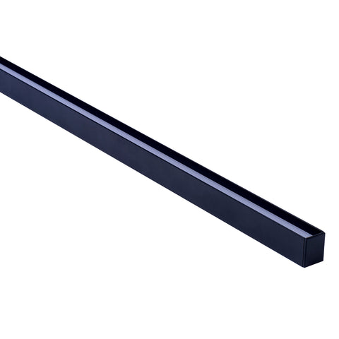 Suspended or Surface Mounted Black Aluminium Profile - HV9693-2025-BLK