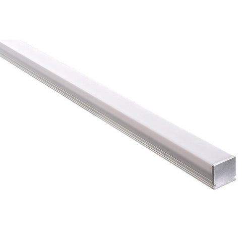 Deep Square Aluminium Profile with Square Diffuser - HV9693-2114-EC