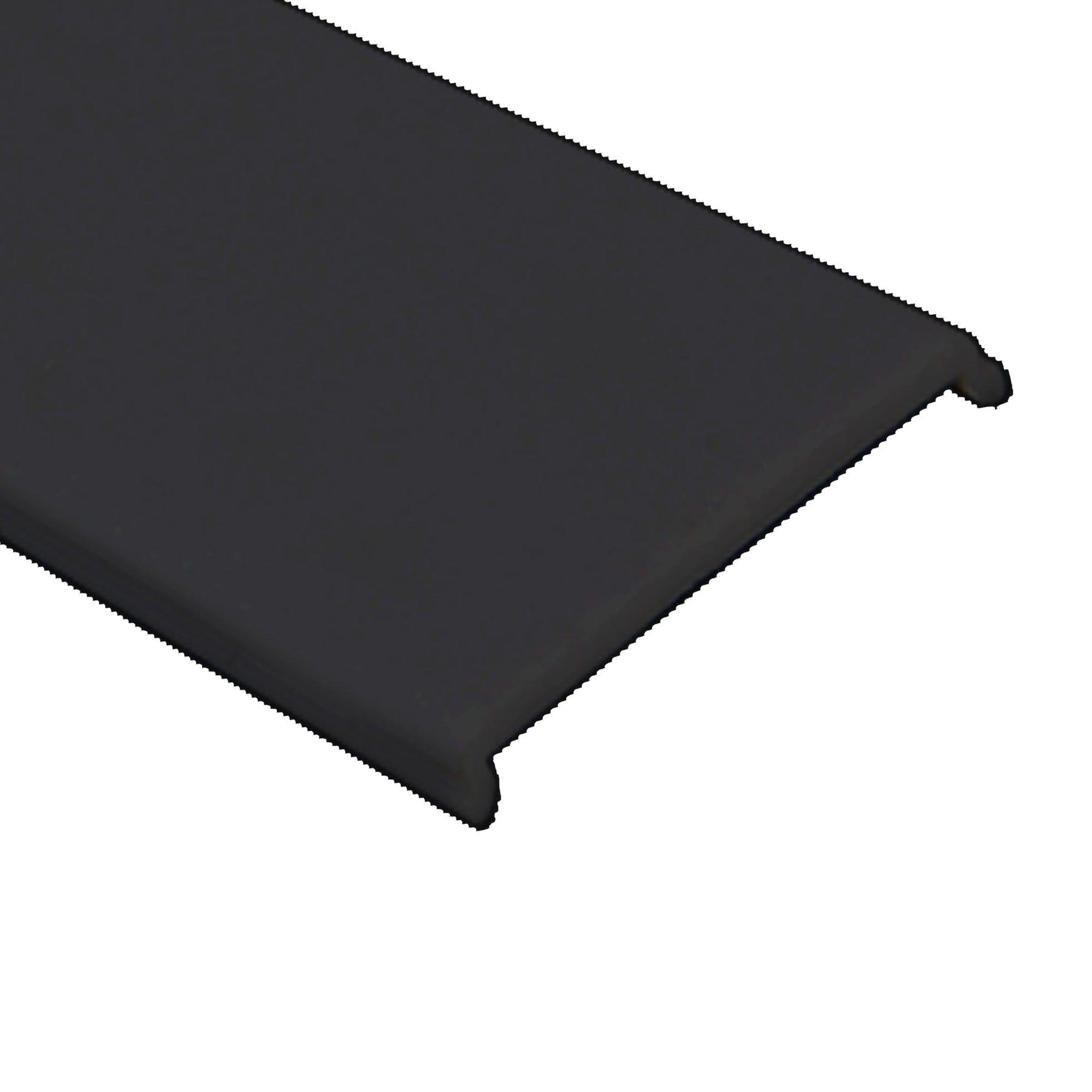 Black Standard diffuser to suit 31x36mm Suspended profile models Per Metre - HCP-4683136-BLK - ARCK Electrical Wholesale Supplies