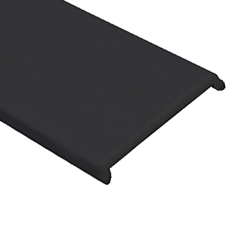 Black Standard diffuser to suit 31x36mm Suspended profile models Per Metre - HCP-4683136-BLK - ARCK Electrical Wholesale Supplies