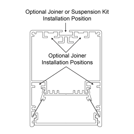 Joiner to suit Aluminium Profile - HV9693-5270-JOINER