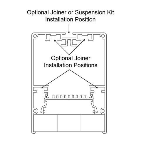 Joiner to suit Aluminium Profile - HV9693-5270-JOINER