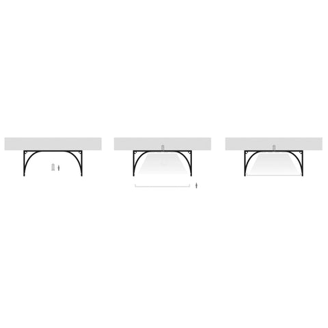 Large Deep Square Aluminium Profile - HV9693-8035-EC