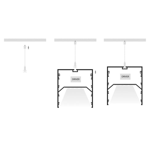 Large Deep Square Aluminium Profile - HV9693-8090-EC