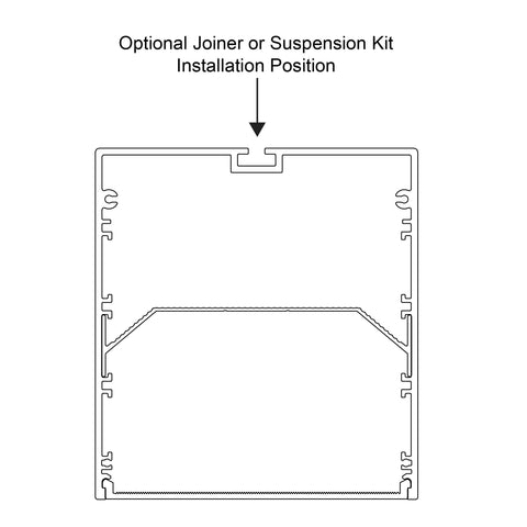 Large Deep Square Aluminium Profile - HV9693-8090