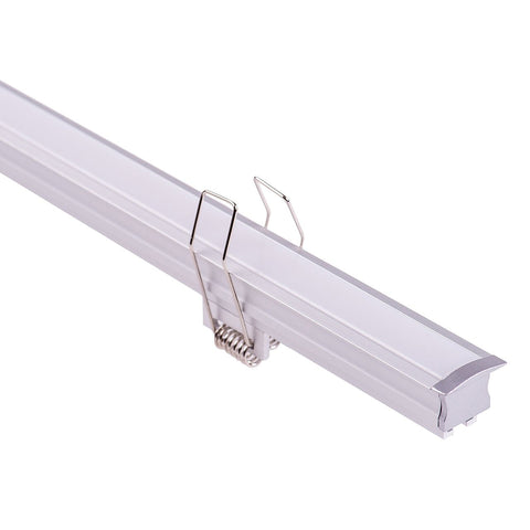 Deep Recessed Square Winged Aluminium Profile - HV9695-2520-MC
