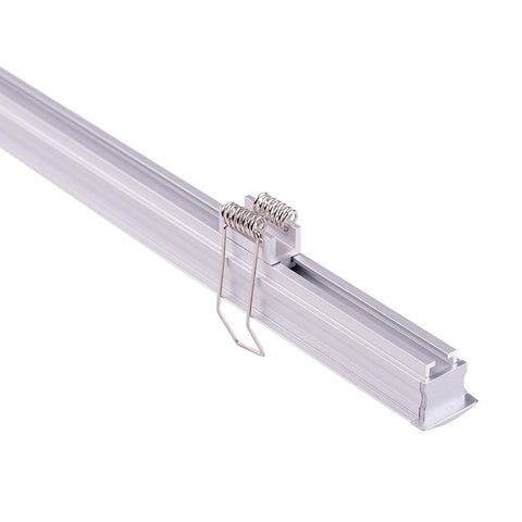 Deep Recessed Square Winged Aluminium Profile - HV9695-2520-EC