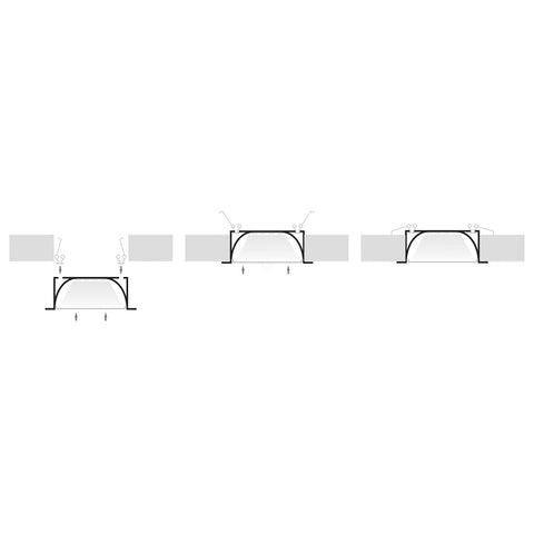 Large Deep Square Winged Aluminium Profile - HV9695-9835