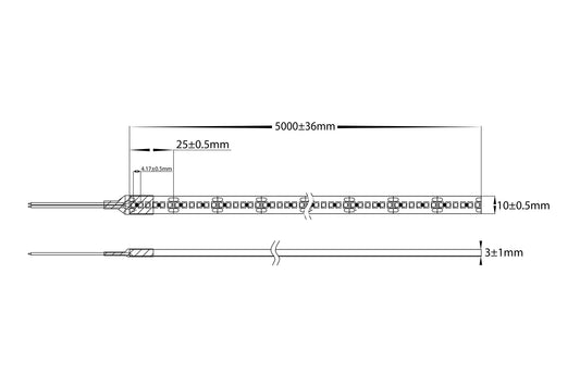 HV9723-IP54-240-3K-1-10M - 19.2w IP54 LED Strip 3000k