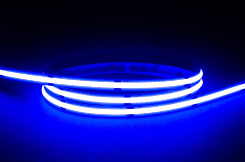 HV9761-IP20-320-B-30M - 9.6w IP20 24v DC Blue COB Dotless LED Strip