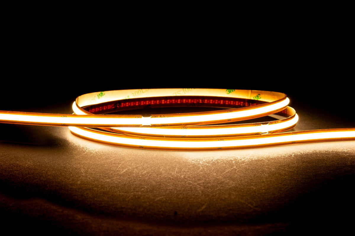 HV9761-IP20-528-4K-30M - 12w IP20 24v DC 4000K Free Cut COB Dotless LED Strip