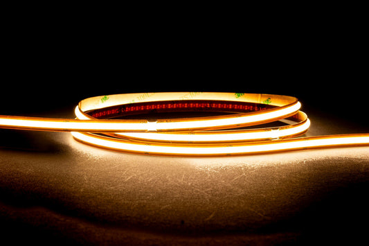 HV9761-IP20-528-4K - 12w IP20 24v DC 4000K Free Cut COB Dotless LED Strip - ARCK Electrical Wholesale Supplies
