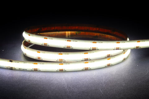 HV9761-IP20-608-CT-30M - 14.4w IP20 24v DC CT COB Dotless LED Strip