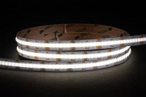 HV9761-IP20-896-RGBC-30M - 20w IP20 COB RGBC LED Strip