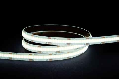 HV9761-IP54-608-CT-10M - 14.4w IP54 24v DC CT COB Dotless LED Strip