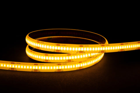 HV9761-IP54-608-CT-10M - 14.4w IP54 24v DC CT COB Dotless LED Strip