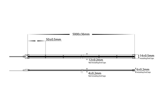 HV9761-IP67-480-RGB-10M - 15w IP67 COB RGB LED Strip