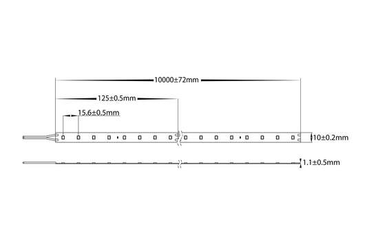 HV9782-IP20-80-4K - 14.4w 24v DC IP20 LED Strip 4000k