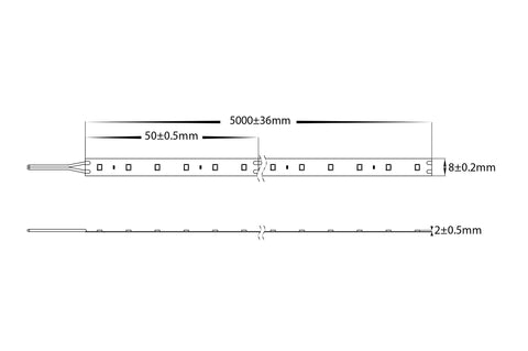 2w IP20 LED Strip 4000k - HV9783-IP20-160-4K-30M