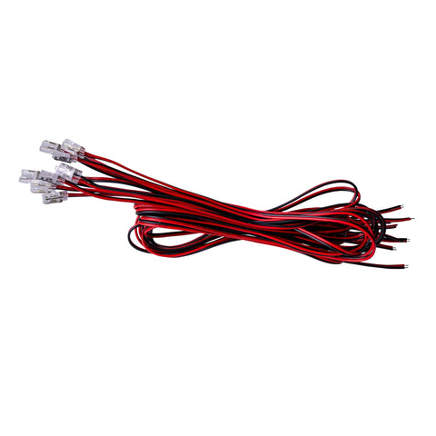 10 Pack of LED Strip Connectors with 1m Cable to suit IP20 10mm PCB LED Strip - HV9948-10PK