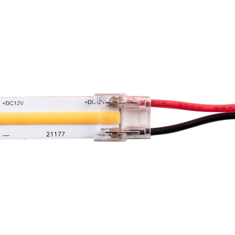 LED Strip Connector to suit IP20 10mm PCB COB LED Strip - HV9953