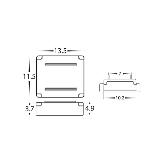 LED Strip Joiner to suit IP20 10mm PCB LED Strip - HV9961