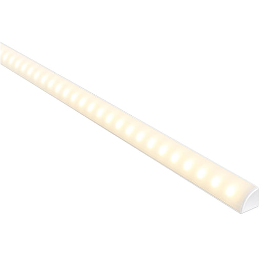 White Corner Aluminium Profile 3 meters - HV9691-1616-WHT-3M