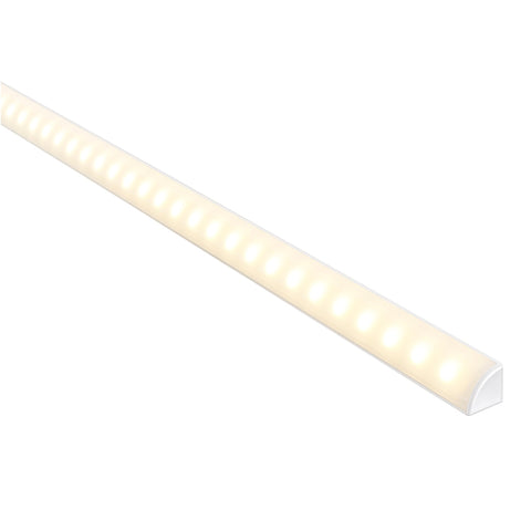 White Corner Aluminium Profile 3 meters - HV9691-1616-WHT-3M