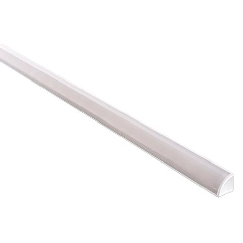 White Corner Aluminium Profile 3 meters - HV9691-1616-WHT-3M