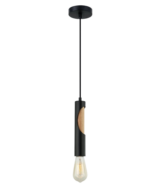 PENDANT ES Blonde Wood Tube OD50mm - IDA1