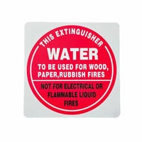 Air Water Extinguisher I.D Sign - IDAW