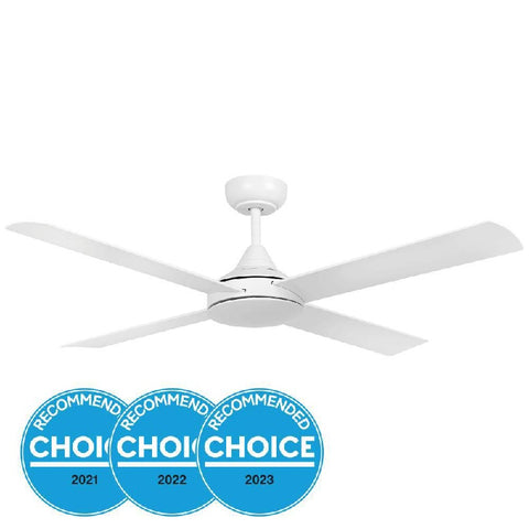 STRADBROKE 48'' DC Ceiling Fan White Matt- 20491401 - ARCK Electrical Wholesale Supplies