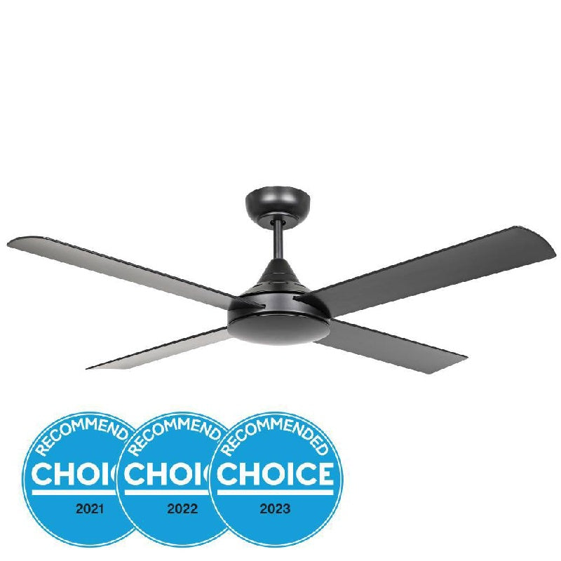 STRADBROKE 48'' DC Ceiling Fan Black Matt - 20491402 - ARCK Electrical Wholesale Supplies