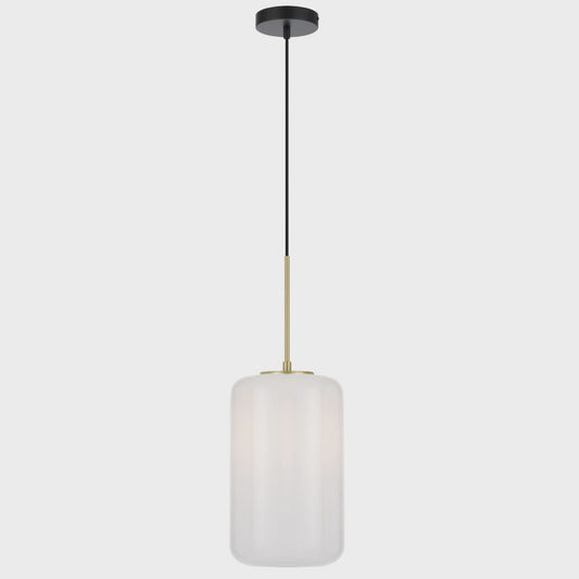 Korova Pendant Lights 340 mm Opal Glass - KOROVA PEM-BRSOP - ARCK Electrical Wholesale Supplies