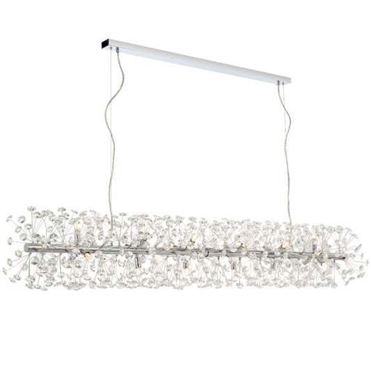 LERIDA 18 LIGHT RECTANGULAR PENDANT - PE18R-CH