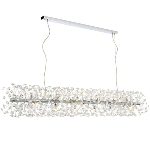 LERIDA 18 LIGHT RECTANGULAR PENDANT - PE18R-CH
