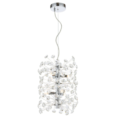 LERIDA 6 LIGHT VERTICAL PENDANT - PE6V-CH