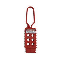 DIELECTRIC HASP 6 LOCK NYLON NON-CONDUCTIVE HASP - 25MM X 63MM - LOCK-HASP-SLH70