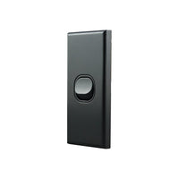 Architrave Switch 1 Gang MATTE BLACK LSA1MB-L