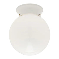 Ball DIY Batten Fix Light W150mm White Metal - MA1806WHITE