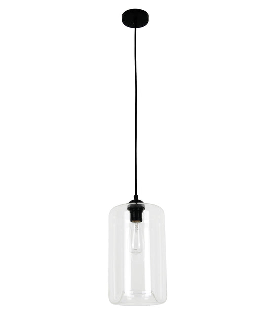 Modern Retro Oblong Glass Pend - MASON3