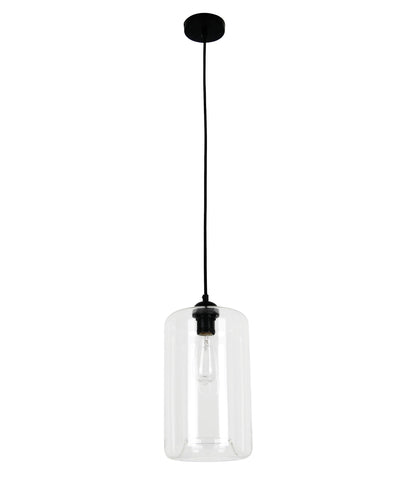 Modern Retro Oblong Glass Pend - MASON3