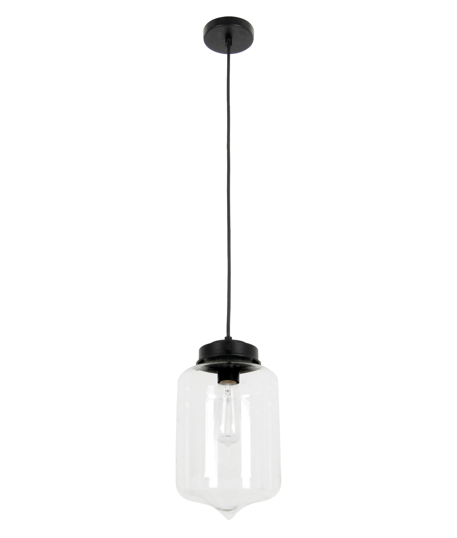 Modern Retro Tipped Glass Pend - MASON5